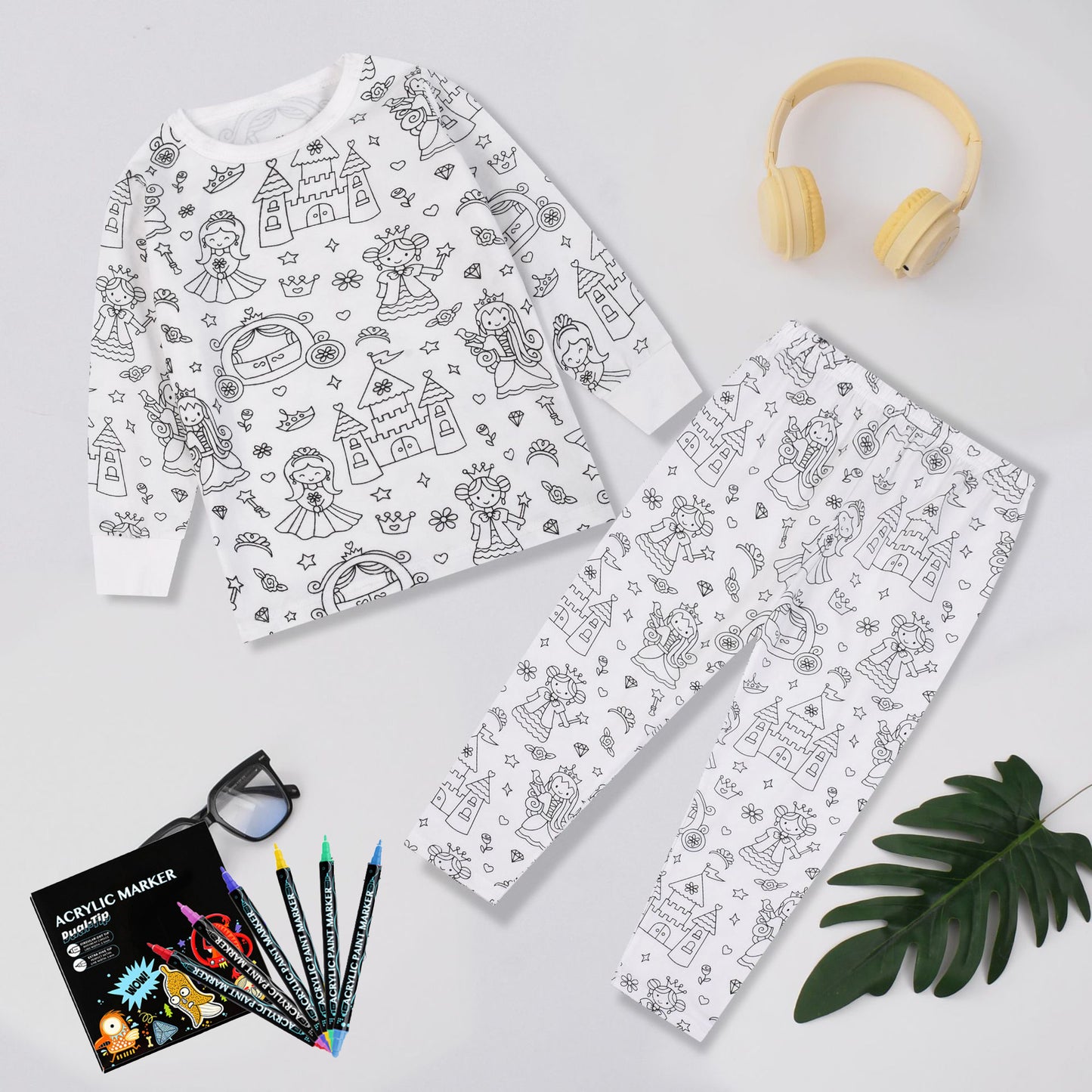 Coloring Pajamas for Kids