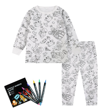 Coloring Pajamas for Kids