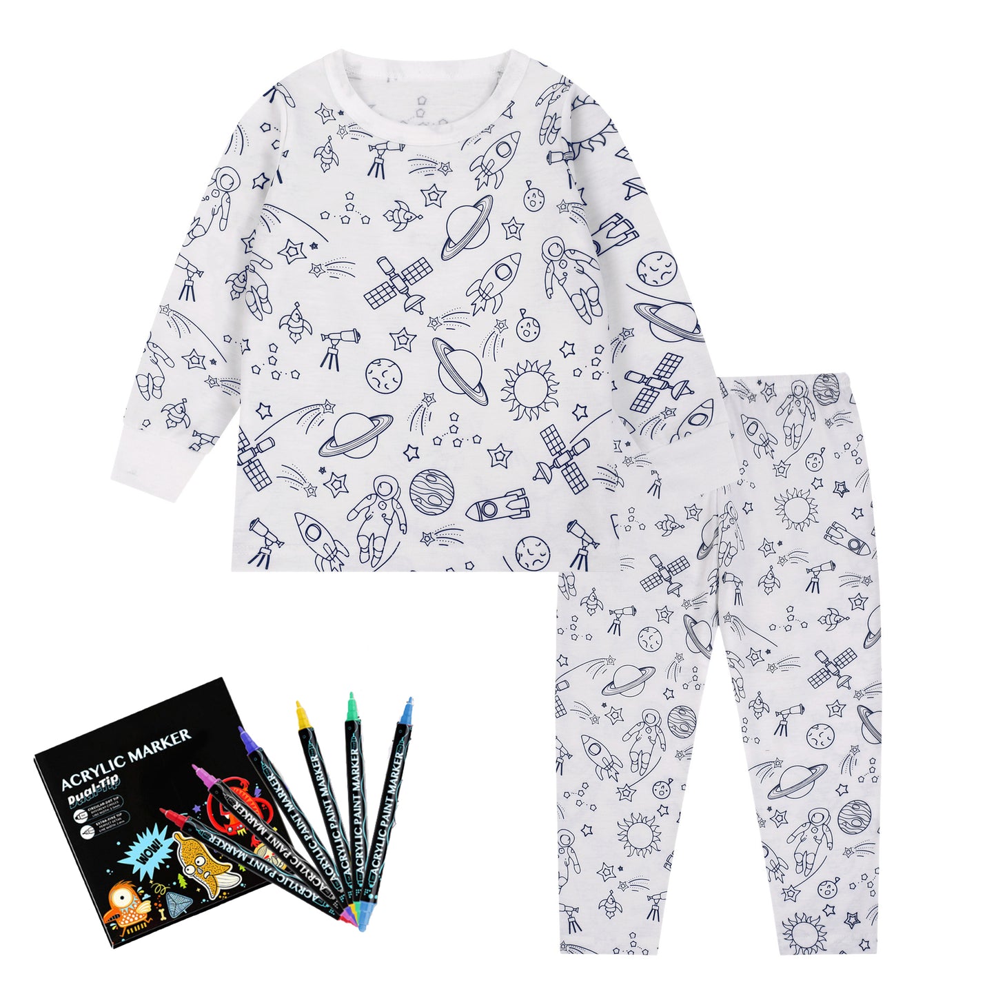 Coloring Pajamas for Kids