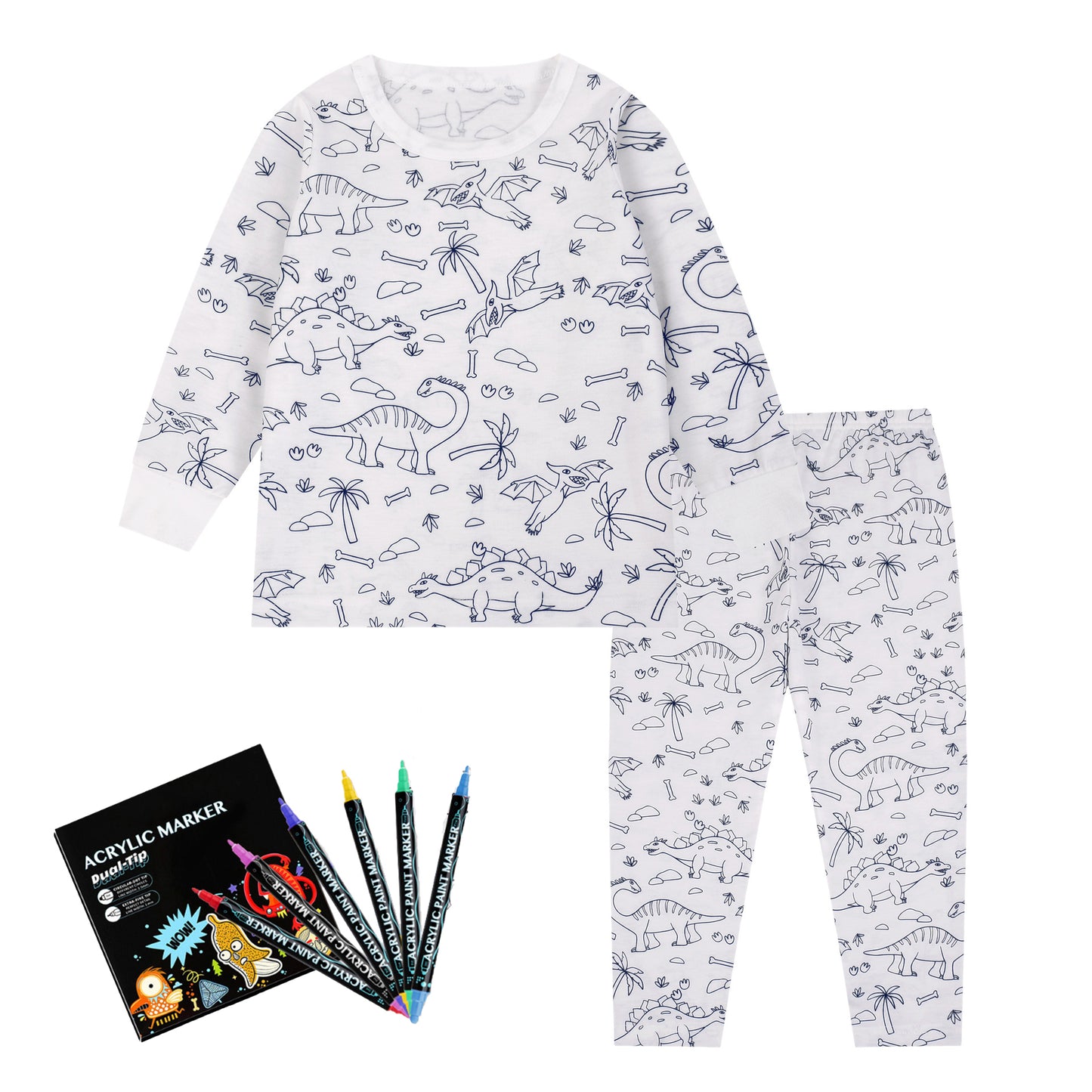 Coloring Pajamas for Kids