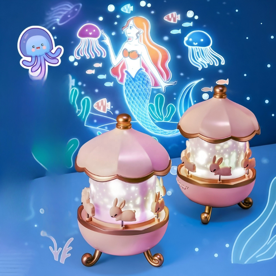 Princess Dream Carousel Night Light
